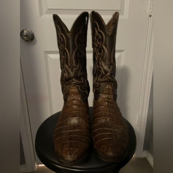 Nocona Gold Label Caiman Boots - Picture 9 of 9
